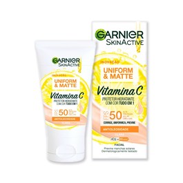 Protetor Solar Facial Garnier SkinActive FPS 50 40 gr Clara