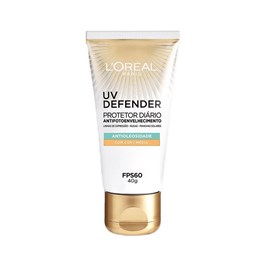 Protetor Solar Facial L'oréal Paris UV Defender FSP 60 40 gr Média