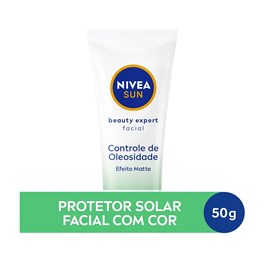Protetor Solar Facial Nivea Sun FPS 60 50 gr Controle de Oleosidade