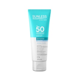 Protetor Solar Facial Sunless FPS 50 60 gr Sem Base