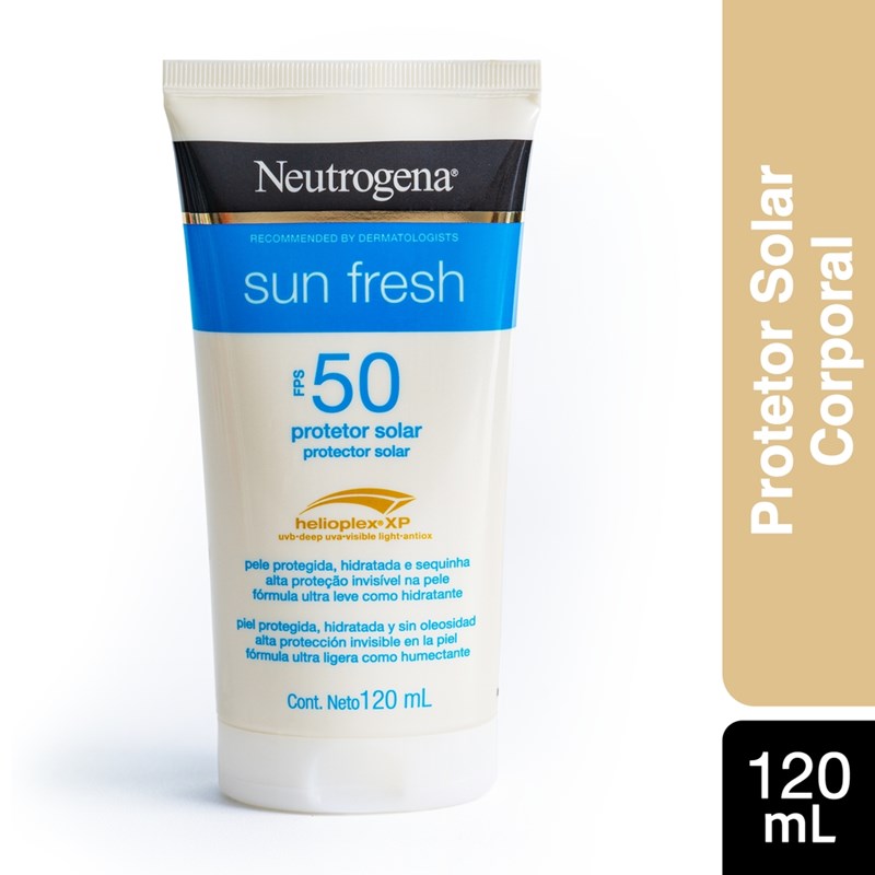 Protetor Solar Neutrogena Sun Fresh FPS 50 120 ml