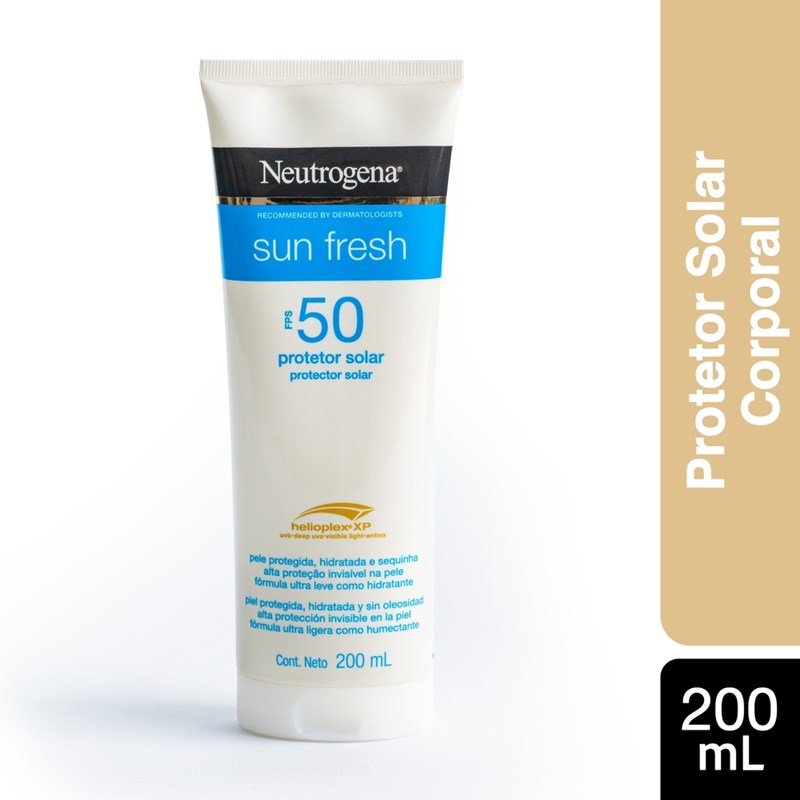 Protetor Solar Neutrogena Sun Fresh FPS 50 200 ml