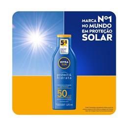Protetor Solar Nivea Sun FPS 50 125 ml Protect & Hidrata