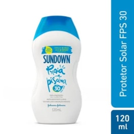 Protetor Solar Sundown Praia e Piscina 120 ml FPS 30