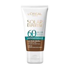 Protetot Solar Facial L'oréal Paris Solar Expertise Antioleosidade FPS 60 40 gr Escura