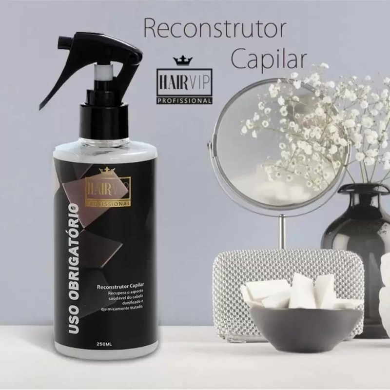 Reconstrutor Capilar Hair Vip Profissional 250 ml Uso Obrigatório