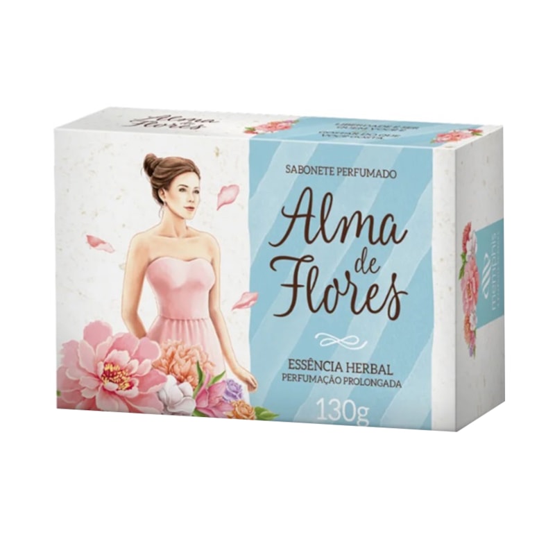 Sabonete Alma de Flores 130 gr Essência de Baunilha