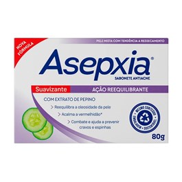 Sabonete Asepxia 80 gr Suavizante