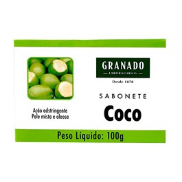 Sabonete Barra Granado 100 gr Coco