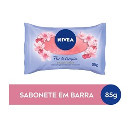 Sabonete Barra Nivea 85 gr Flor de Cerejeira