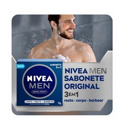 Sabonete Barra Nivea Men 90 gr Original Protect