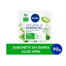 Sabonete Barra Nivea Natural & Essencial 90 gr Aloe Vera