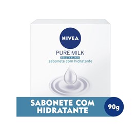 Sabonete Barra Nivea Pure Milk 90 gr Fresh