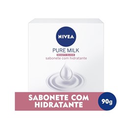 Sabonete Barra Nivea Pure Milk 90 gr Sensitive