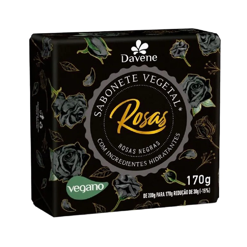 Sabonete Davene 170 gr Rosas Negras