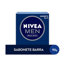 Sabonete em Barra Nivea Men 90g 3 em 1 Original