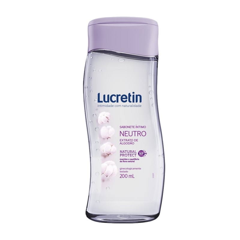 Sabonete Íntimo Lucretin 200 ml Neutro