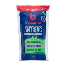 Sabonete Líquido Bozzano Refil 240 ml Antibac Fresh