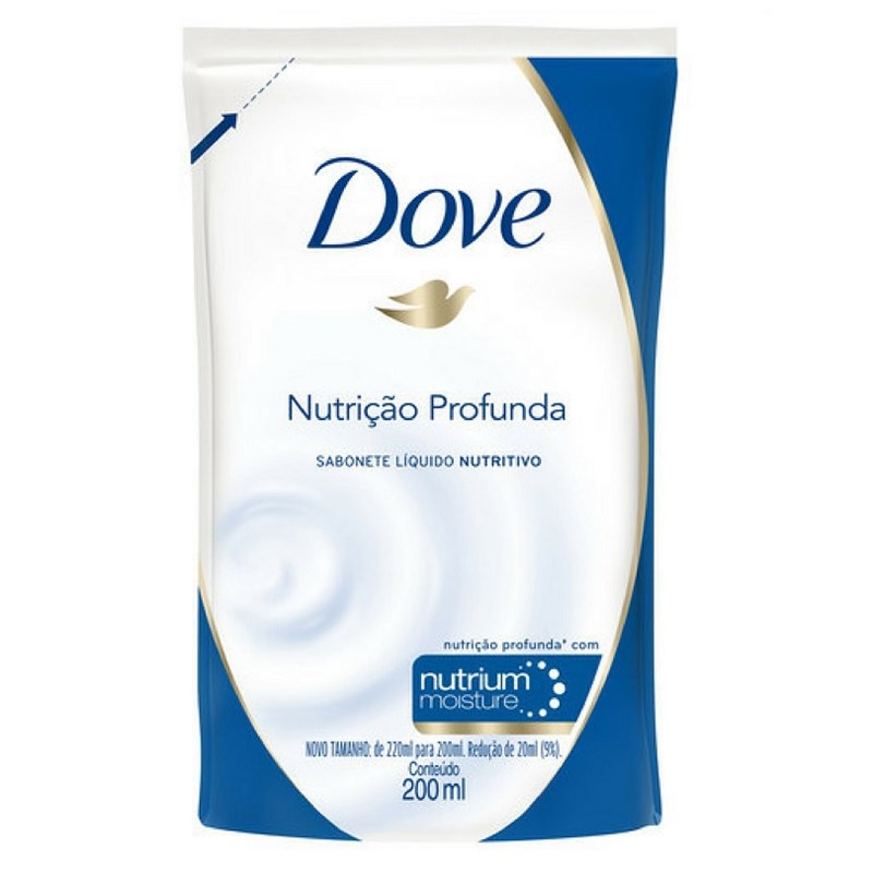 Sabonete Líquido Dove Refil 200 ml Nutrição Profunda