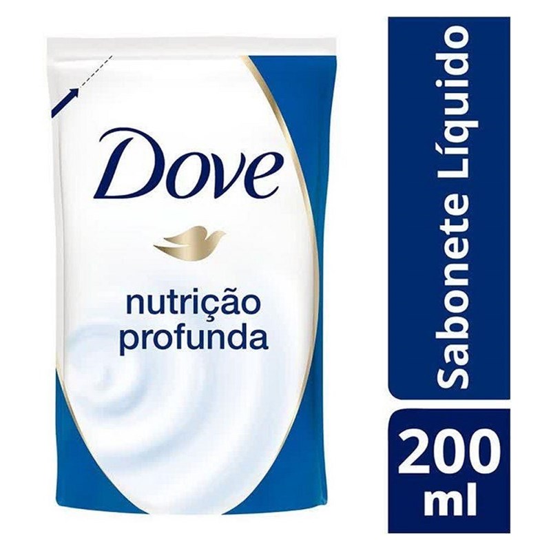 Sabonete Líquido Dove Refil 200 ml Nutrição Profunda