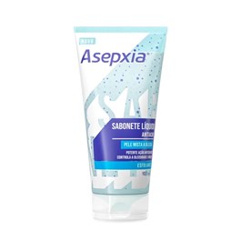 Sabonete Líquido Facial Asepxia 100 ml Esfoliante Antiacne