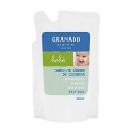 Sabonete Líquido Granado Bebê Refil 250 ml Erva-Doce