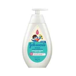 Sabonete Líquido Johnson's Kids 400 ml Limpeza Super Poderosa