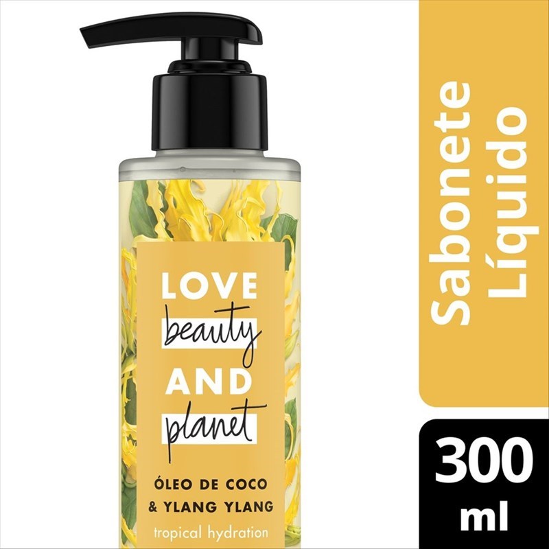 Sabonete Líquido Love Beauty And Planet Gentle Hydration 300ml Oleo de Coco e Ylang Ylang
