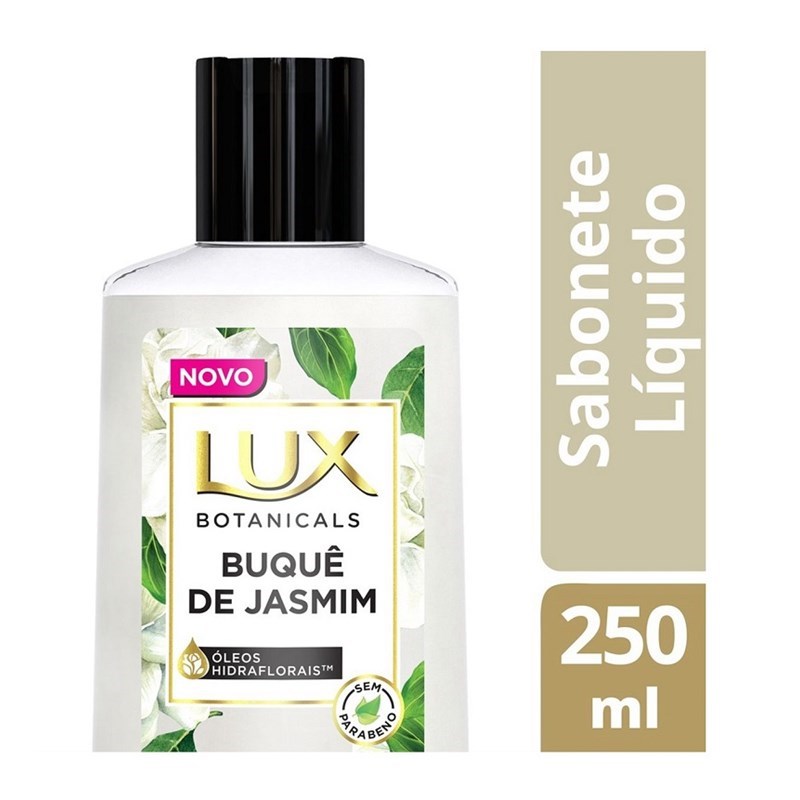 Sabonete Líquido Lux Botanicals 250 ml Buquê de Jasmim 