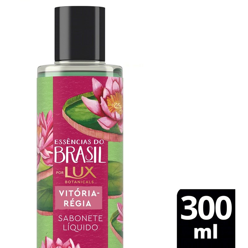 Sabonete Líquido Lux Essências do Brasil 300 ml Vitória-Régia - LojasLivia