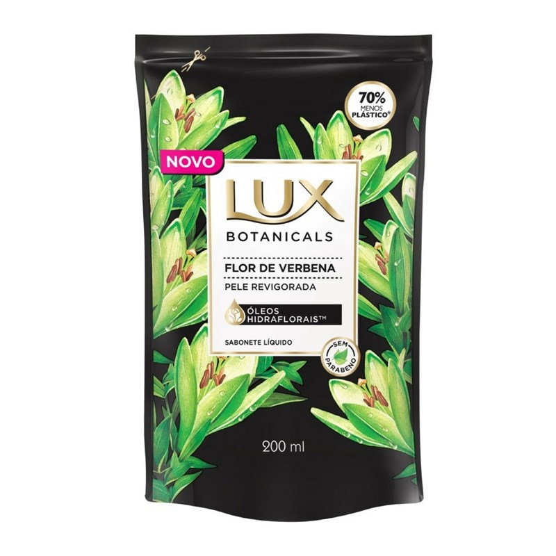 Sabonete Líquido Lux Refil 200 ml Flor de Verbena