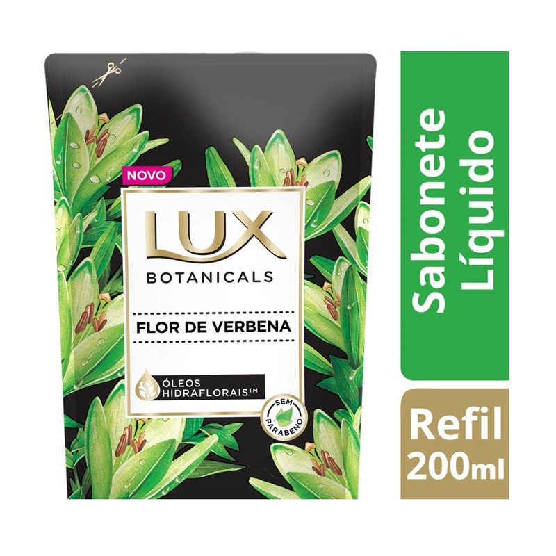 Sabonete Líquido Lux Refil 200 ml Flor de Verbena