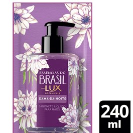 Sabonete Líquido Para As Mãos Lux Refil Essências do Brasil 240 ml Dama da Noite