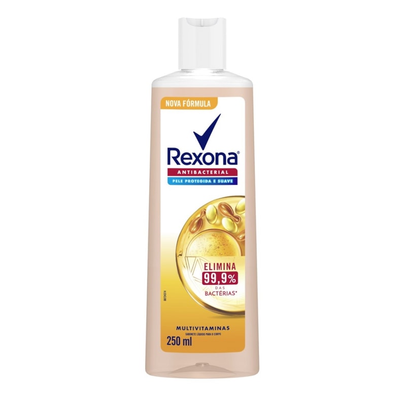 Sabonete Líquido Rexona Antibacterial 250 ml Multivitaminas