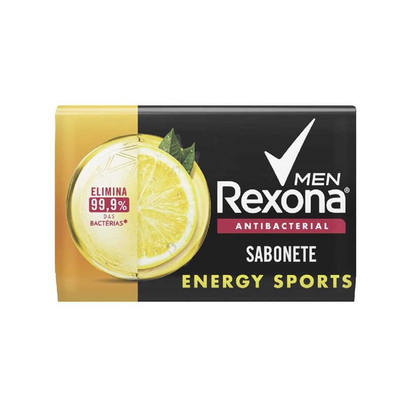 Sabonete Rexona Antibacterial 84 gr Energy Sport
