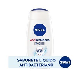 Sabonte Líquido Nivea 250 ml Antibacteriano