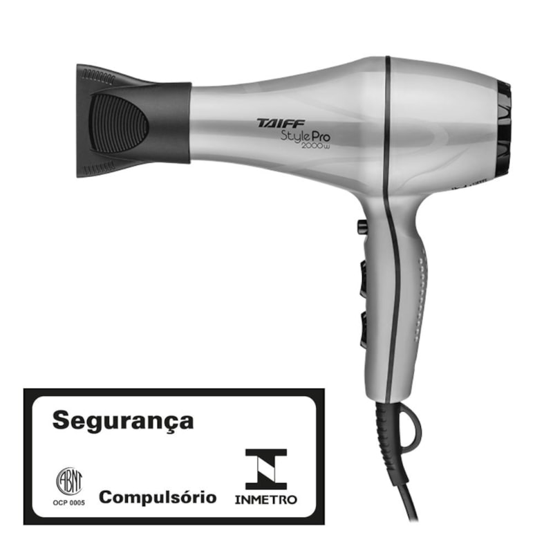 Secador de Cabelo Taiff Style Pro 2000W 220v