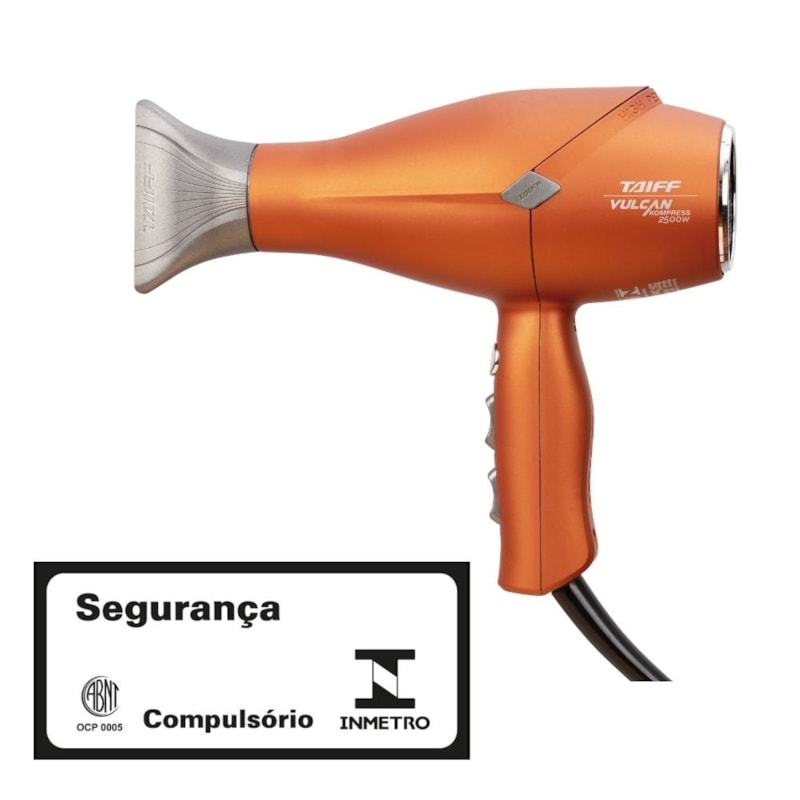 Secador de Cabelo Taiff Vulcan Kompress 2500W 220V