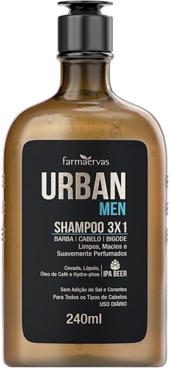 Shampoo 3x1 Urban Men 240ml