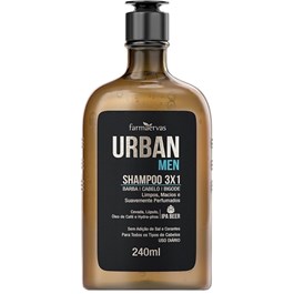 Shampoo 3x1 Urban Men 240ml