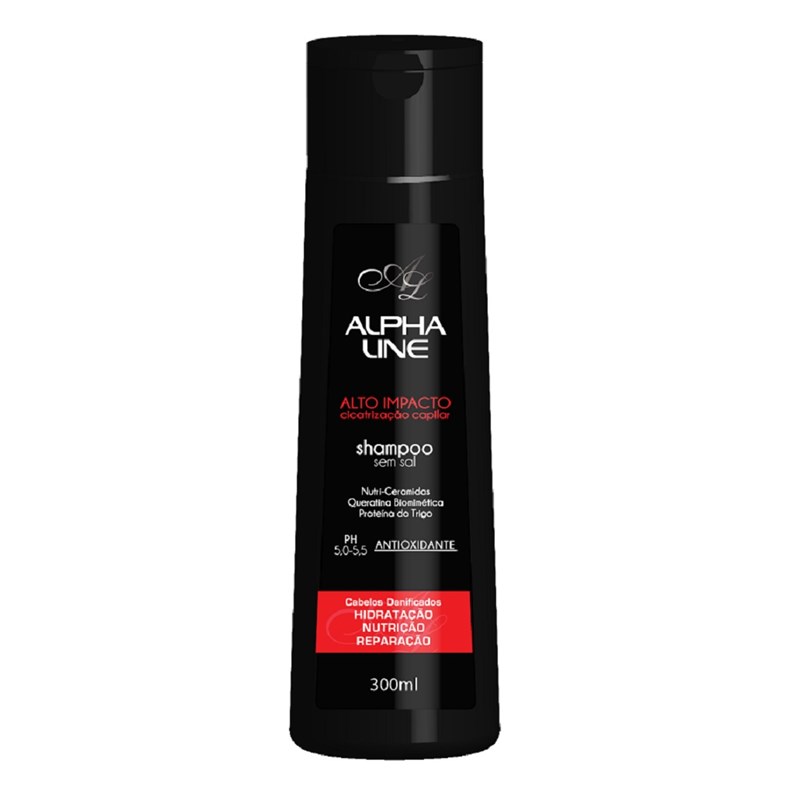 Shampoo Alpha Line 300 ml Alto Impacto