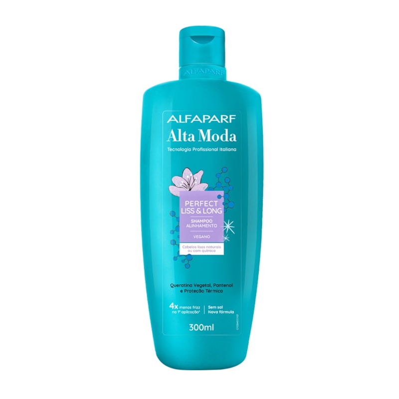 Shampoo Alta Moda 300 ml Perfect Liss e Long