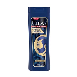 Shampoo Anticaspa Clear Men 200 ml Cabelo & Barba