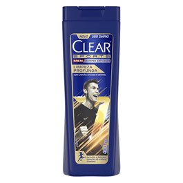 Shampoo Anticaspa Clear Men 400 ml Limpeza Profunda