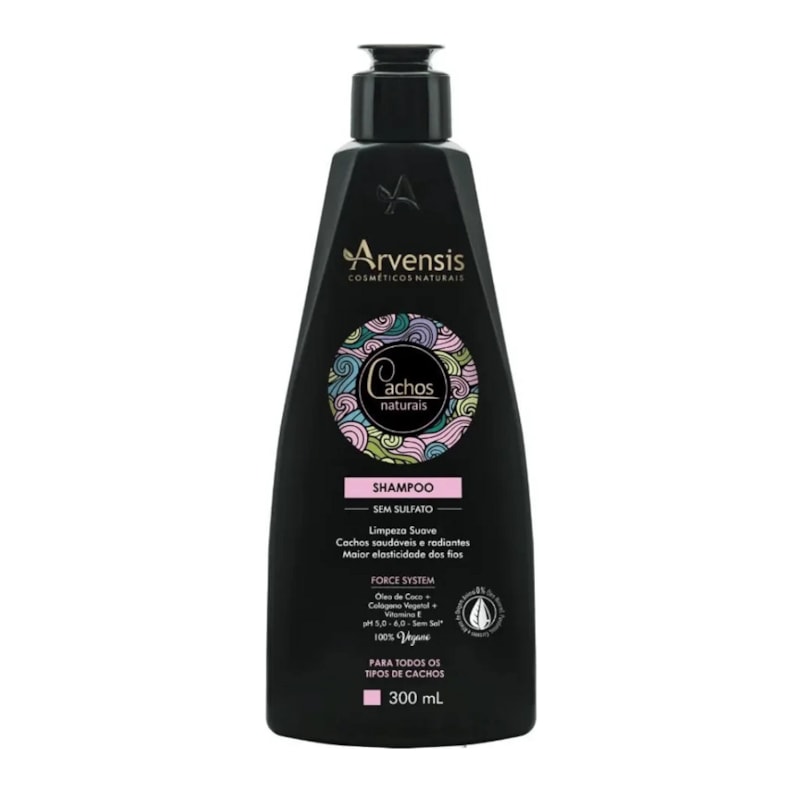 Shampoo Arvensis Cachos Naturais 300 ml