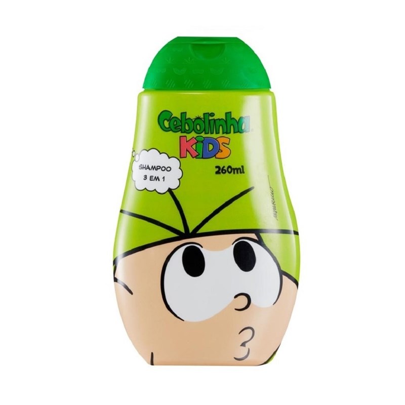 Shampoo Cebolinha Kids 260 ml 3 em 1