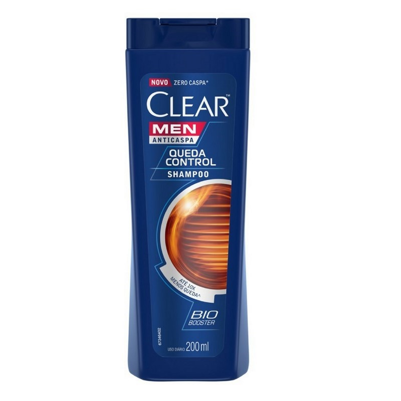 Shampoo Clear Men 200 ml Queda Control