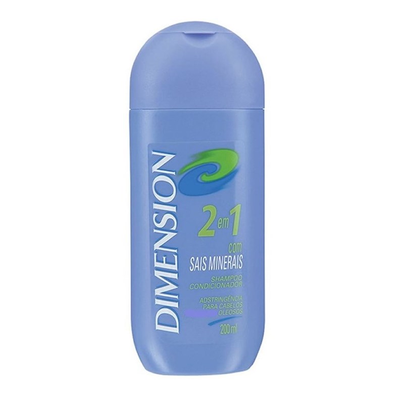 Shampoo Dimension 2 em 1 200 ml Cabelos Oleosos