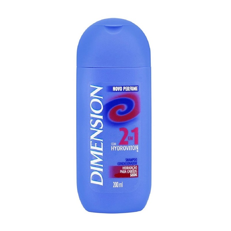 Shampoo Dimension 2 em 1 200 ml Cabelos Secos