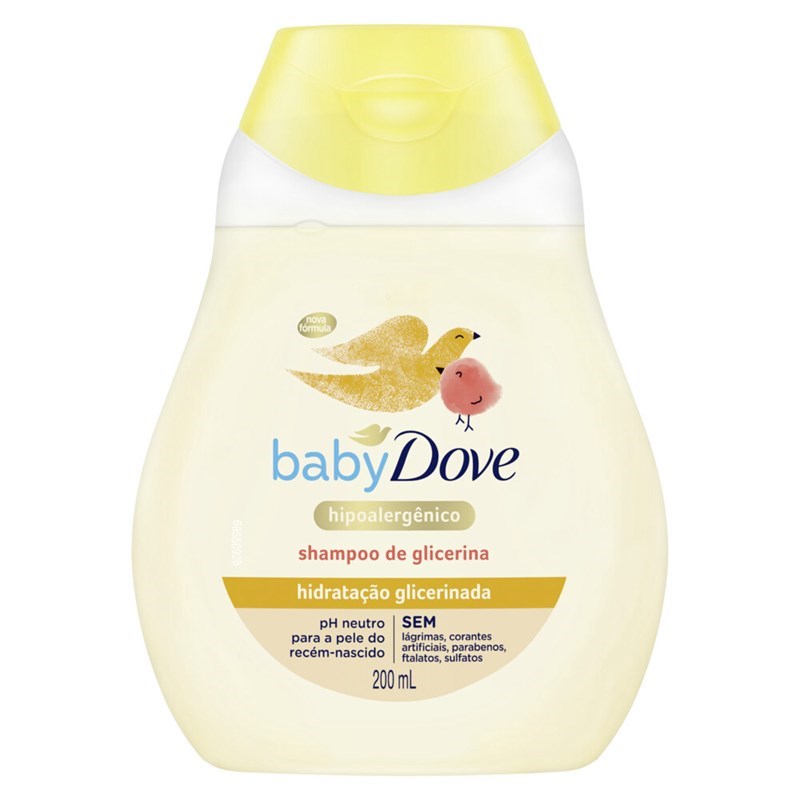 Shampoo Dove Baby 200 ml Hidratação Glicerinada